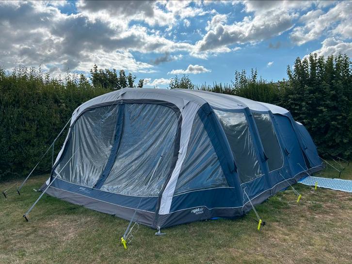 7 persoons opblaasbare tent / Outwell Ston Lake 7, Caravans en Kamperen, Tenten, meer dan 6, Gebruikt, Ophalen