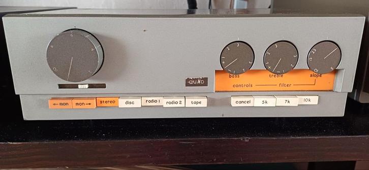 Quad Versterker - 33 + 303, Audio, Tv en Foto, Versterkers en Receivers, Gebruikt, Stereo, Minder dan 60 watt, Overige merken