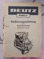 Handleiding, onderdelenboek Deutz motor F4L514 A4L514 F6L514, Ophalen of Verzenden, Gelezen, Tractor en Landbouw