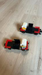 LEGO 12 volt trein. 7735 wagonetjes, Kinderen en Baby's, Speelgoed | Duplo en Lego, Complete set, Ophalen of Verzenden, Lego, Zo goed als nieuw