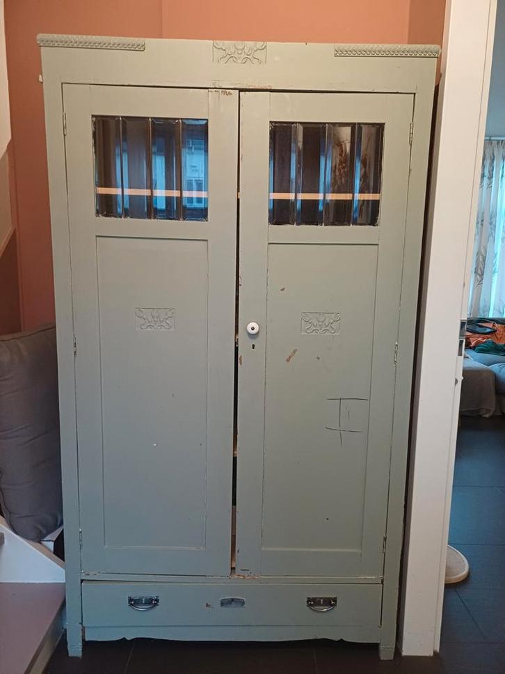 Oude brocante kast - opknapper, Huis en Inrichting, Kasten | Overige, Gebruikt, Ophalen