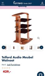 Juul Furnishings Telford Audio Meubel - Walnoot, Ophalen, Zo goed als nieuw, 25 tot 50 cm, Minder dan 100 cm