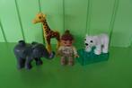 duplo zoodieren + zookeeper, Ophalen, Zo goed als nieuw, Duplo