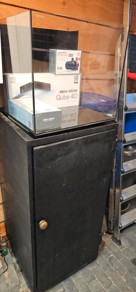 Zeeaquarium waterbox 20 inclusief apparatuur, Dieren en Toebehoren, Vissen | Aquaria en Toebehoren, Zo goed als nieuw, Leeg aquarium