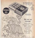 Retro reclame 1952 Honig Koog aan de Zaan verrassing, Verzamelen, Retro, Ophalen of Verzenden