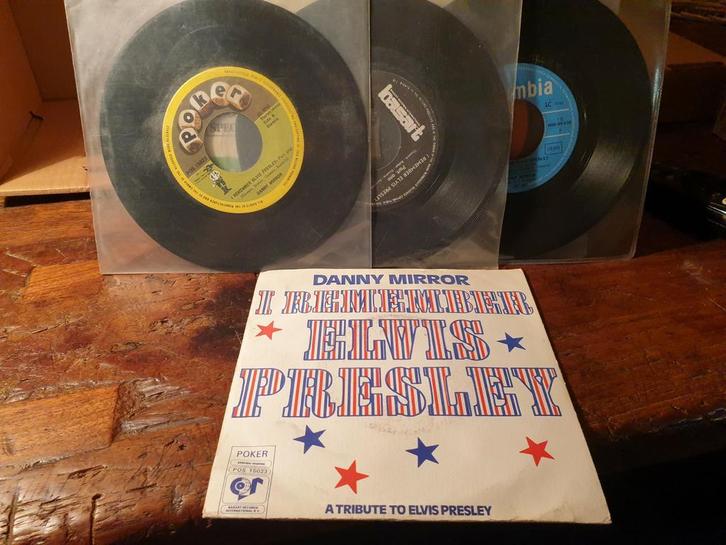 Danny Mirror - I remember Elvis Presley,  4 aanwezig (x5), Cd's en Dvd's, Vinyl Singles, Pop, Ophalen of Verzenden