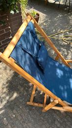Houten Strandstoel / Ligstoel, Tuin en Terras, Ophalen, Nieuw, Hout, Inklapbaar