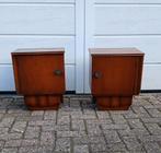 Antieke/Vintage Nachtkastjes Set, Ophalen, Gebruikt, Minder dan 45 cm, Minder dan 55 cm
