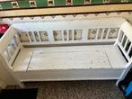 Authentieke Klepbank met Opbergruimte Vintage Look., Ophalen, Gebruikt, Minder dan 75 cm, 150 tot 200 cm