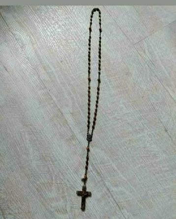 ROZENKRANS,ketting,kruis,Rooms Katholiek,3787,France,geloof beschikbaar voor biedingen