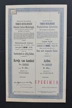 Fransch-Nederlandsche Koloniale Cultuur Mij.(Ned.Indie) 1929, Verzenden, 1920 tot 1950, Aandeel