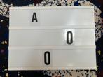 Kleine lichtbak letterbak 2x ! met letters en plaatjes, Huis en Inrichting, Woonaccessoires | Tekstborden en Spreuken, Ophalen of Verzenden