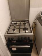Gasfornuis met elektrische oven en gratis gasslang bij, Witgoed en Apparatuur, Fornuizen, Zo goed als nieuw, Gas, 4 kookzones