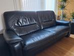 3 zits leren bankstel en 2 fauteuils, Ophalen, Gebruikt, 150 tot 200 cm, Driepersoons