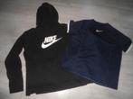 SETVOORDEEL! Nike; Hoody + T-shirt; maat 156/166, Sport- of Zwemkleding, Ophalen of Verzenden, Zo goed als nieuw, Nike
