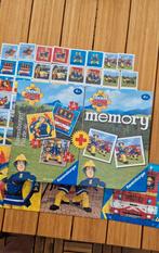 Ravensburger | Brandweerman Sam 3 puzzels  + 1 memory, Ophalen of Verzenden, 10 tot 50 stukjes, Zo goed als nieuw