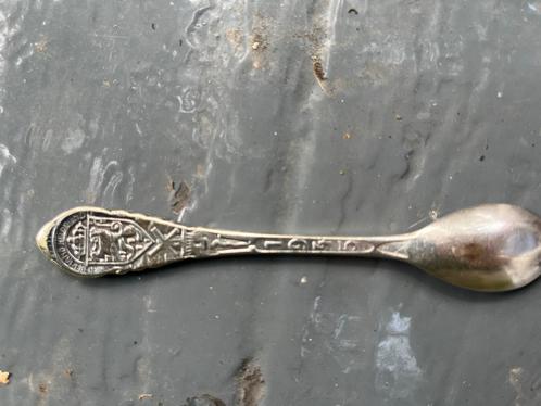 Verzilverd Souvenir & Suikerlepel, Antiek en Kunst, Antiek | Goud en Zilver, Zilver, Ophalen