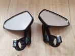 Bar-end spiegels stuureind 11x6 cm, Motoren, Ophalen of Verzenden