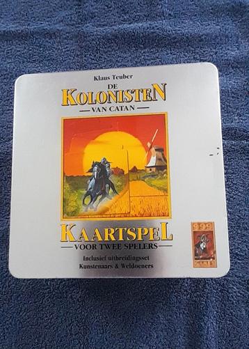 Kolonisten van Catan in het blik. beschikbaar voor biedingen
