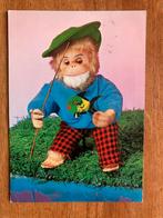 Aap aan het vissen. 1970., Verzamelen, Ansichtkaarten | Themakaarten, Ophalen of Verzenden, 1960 tot 1980, Gelopen, Sport en Spel