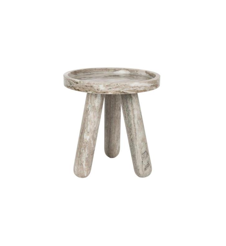 Zuiver Cosmopolitan Bijzettafel 40 cm Marmer Bruin €289, nu, Huis en Inrichting, Tafels | Bijzettafels, Nieuw, Rond, Minder dan 45 cm