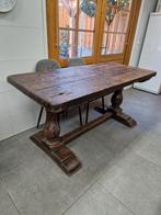 antieke eikenhouten kloostertafel, Huis en Inrichting, Tafels | Eettafels, Ophalen, Gebruikt, Vijf personen of meer, Rechthoekig