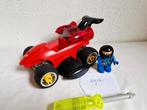 Technisch Duplo toolo 2912 Radical racer + licht en geluid, Ophalen of Verzenden, Gebruikt, Complete set, Duplo
