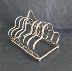 Verzilverd toastrekje voor 6 toastjes. Jaren 1970-1980., Ophalen of Verzenden
