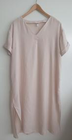 Hema linnen viscose wijde jurk, maat M, nieuw, Verzenden, Beige, Nieuw, Stichting Angel's Choice