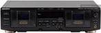 Sony dubbel cassette deck TC-WE435, Audio, Tv en Foto, Cassettedecks, Ophalen of Verzenden, Dubbel, Sony, Auto-reverse