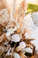 Droogbloemen bohemian bruiloft trouwen boeketten, Ophalen of Verzenden, Zo goed als nieuw, Geboorte of Huwelijk