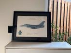 F-16 313 Squadron Print Twenthe, Ophalen, Gebruikt, Kaart, Foto of Prent
