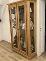 mooie eiken vitrinekast, Huis en Inrichting, Kasten | Vitrinekasten, Ophalen, Gebruikt, 25 tot 50 cm, 150 tot 200 cm