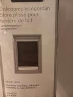 Velux Dakraam Plissé Gordijn - Grijs, Ophalen, 100 tot 150 cm, 100 tot 150 cm, Nieuw