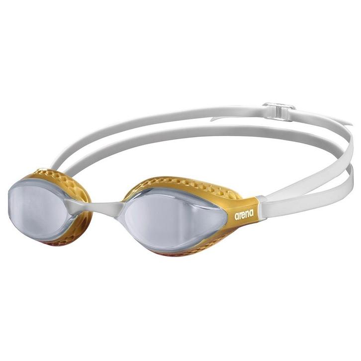 Nieuwe Arena Air Speed Mirror Zwembril - Silver Gold, Watersport en Boten, Duiken, Nieuw, Duikbril of Snorkel, Ophalen of Verzenden