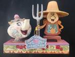 Disney Traditions - Mrs. Potts & Cogsworth - gesigneerd!, Verzenden, Zo goed als nieuw, Beeldje of Figuurtje