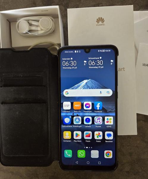 Huawei P Smart Blauw (Simlockvrij), Telecommunicatie, Mobiele telefoons | Huawei, Zo goed als nieuw, Zonder abonnement, Android OS