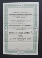 Exploratie- en Mijnbouw Mij.Kwandang Soemalata - 1898, Verzenden, Voor 1920, Aandeel
