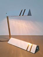 vintage Italiaans design tafellamp pianolamp bureaulamp, Ophalen of Verzenden, Metaal, Minder dan 50 cm, Gebruikt