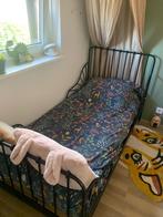 Meegroeibed Minnen (IKEA), Kinderen en Baby's, Kinderkamer | Bedden, Ophalen, 70 tot 85 cm, Zo goed als nieuw, Lattenbodem