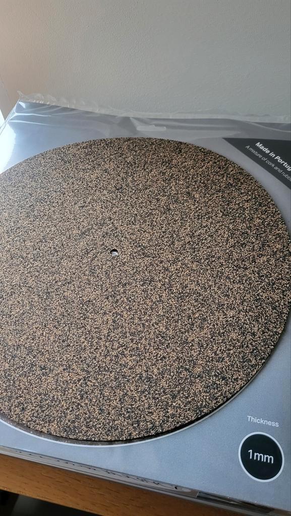 Rubber en Kurk Antislip Mat Platenspeler NIEUW merk Pro-ject, Audio, Tv en Foto, Platenspelers, Nieuw, Platenspeler, Overige merken