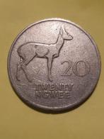 20 Ngwee 1972 Zambia, Postzegels en Munten, Munten | Afrika, Ophalen of Verzenden, Zambia, Losse munt