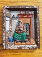 3D plaatje van huisvrouw 28cm h, 24cm b, 2cm, Antiek en Kunst, Ophalen of Verzenden