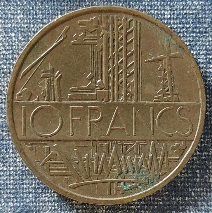 10 Francs Frankrijk 1976 [5918]  [PoMuNi], Postzegels en Munten, Munten | Europa | Niet-Euromunten, Losse munt, Frankrijk, Ophalen of Verzenden