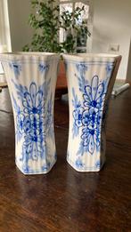 Blauw witte vazen DELFT handpainted, Ophalen