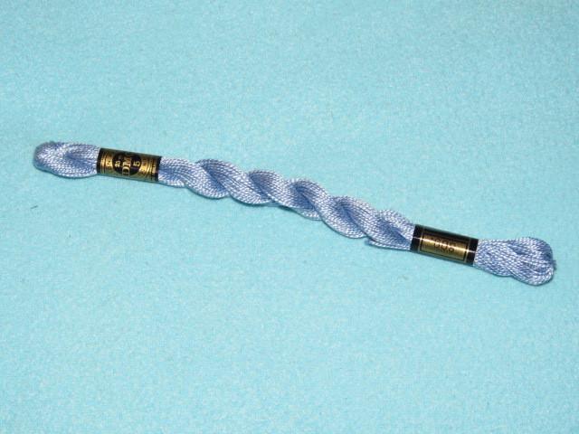 DMC coton perlé 5 kleur 809 lichtblauw 25 meter NIEUW, Hobby en Vrije tijd, Borduren en Borduurmachines, Nieuw, Borduurgaren of Zijde