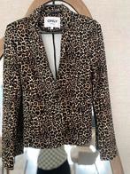 Blazerjasje panterprint Nieuw van Only maat S, Ophalen of Verzenden, Zo goed als nieuw, Maat 38/40 (M), Bruin