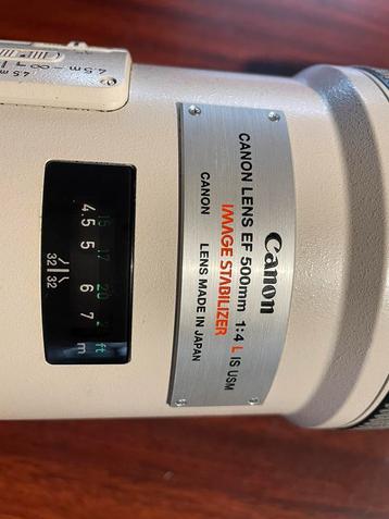 Canon 500 f4 beschikbaar voor biedingen