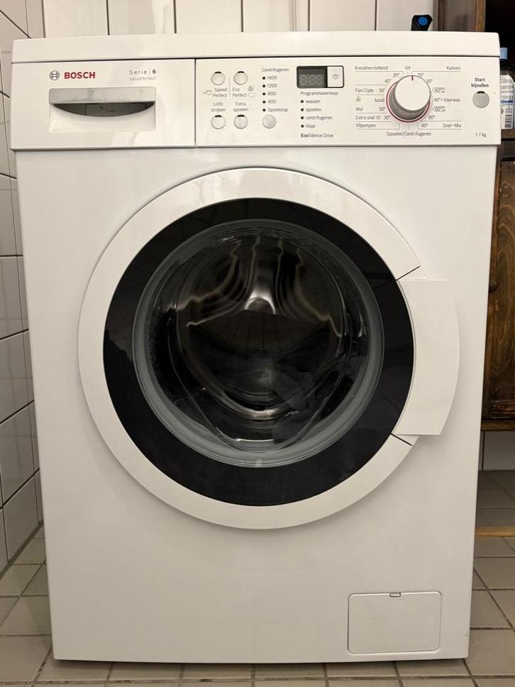 Bosch wasmachine Serie 6, Witgoed en Apparatuur, Wasmachines, Gebruikt, Voorlader, 6 tot 8 kg, 85 tot 90 cm, 1200 tot 1600 toeren