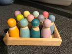 Grimms pastel poppetjes oude versie, Kinderen en Baby's, Speelgoed | Houten speelgoed, Ophalen of Verzenden, Zo goed als nieuw